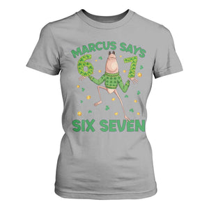 Marcus The Worm St Patricks Day T Shirt For Women Funny 67 Six Seven Hands Meme TS14 Sport Gray Print Your Wear