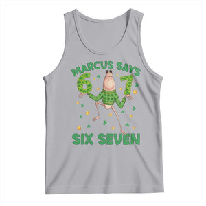 Marcus The Worm St Patricks Day Tank Top Funny 67 Six Seven Hands Meme TS14 Athletic Heather Print Your Wear