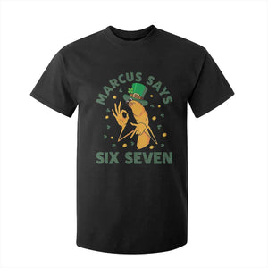 67 St Patricks Day T Shirt For Kid Funny Marcus The Worm Say Six Seven Meme TS14 Black Print Your Wear