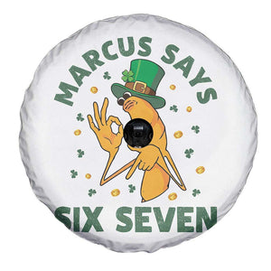 67 St Patricks Day Spare Tire Cover Funny Marcus The Worm Say Six Seven Meme TS14 Print Your Wear
