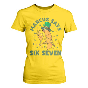 67 St Patricks Day T Shirt For Women Funny Marcus The Worm Say Six Seven Meme TS14 Daisy Print Your Wear