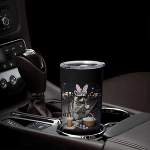Easter Raccoon Iced Coffee Tumbler Cup Funny Trash Panda Egg Painting TS14 Print Your Wear