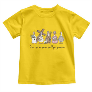 He Is Risen Silly Goose Toddler T Shirt Funny Christian Easter TS14 Daisy Print Your Wear