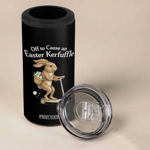 Funny Easter Bunny 4 in 1 Can Cooler Tumbler Off To The Cause an Easter Kerfuffle TS14 Print Your Wear