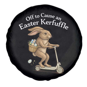 Funny Easter Bunny Spare Tire Cover Off To The Cause an Easter Kerfuffle TS14 Print Your Wear