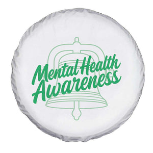 Mental Health Matters Awareness Spare Tire Cover Support Squad Green Ribbon TS14 Print Your Wear