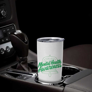 Mental Health Matters Awareness Tumbler Cup Support Squad Green Ribbon TS14 Print Your Wear