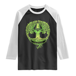 Mental Health Awarenes Raglan Shirt Tomorrow Needs You You Matter TS14 Black White Print Your Wear