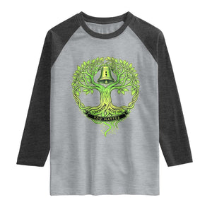 Mental Health Awarenes Raglan Shirt Tomorrow Needs You You Matter TS14 Heather Gray Heather Charcoal Print Your Wear