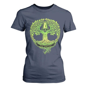 Mental Health Awarenes T Shirt For Women Tomorrow Needs You You Matter TS14 Navy Print Your Wear