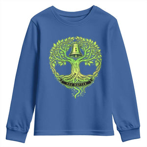 Mental Health Awarenes Youth Sweatshirt Tomorrow Needs You You Matter TS14 Royal Blue Print Your Wear