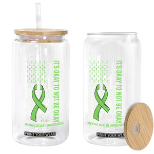 Mental Health Awarenes Glass Can It's Okay To Not Be Okay TS14 Print Your Wear
