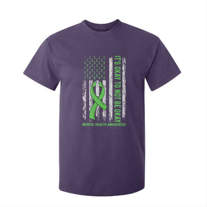 Mental Health Awarenes T Shirt For Kid It's Okay To Not Be Okay TS14 Purple Print Your Wear