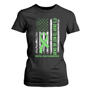 Mental Health Awarenes T Shirt For Women It's Okay To Not Be Okay TS14 Black Print Your Wear