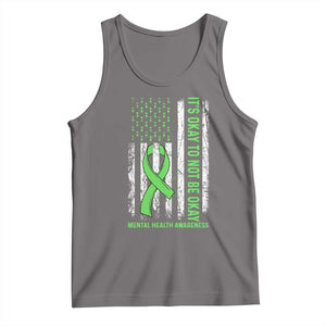 Mental Health Awarenes Tank Top It's Okay To Not Be Okay TS14 Deep Heather Print Your Wear