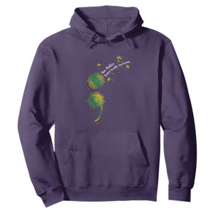 Mental Health Awarenes Hoodie Semicolon Dandelion You Matter TS14 Purple Print Your Wear