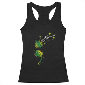 Mental Health Awarenes Racerback Tank Top Semicolon Dandelion You Matter TS14 Black Print Your Wear