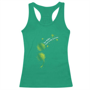 Mental Health Awarenes Racerback Tank Top Semicolon Dandelion You Matter TS14 Irish Green Print Your Wear