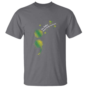 Mental Health Awarenes T Shirt Semicolon Dandelion You Matter TS14 Charcoal Print Your Wear