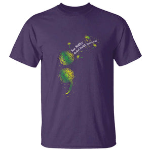 Mental Health Awarenes T Shirt Semicolon Dandelion You Matter TS14 Purple Print Your Wear