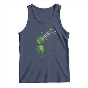 Mental Health Awarenes Tank Top Semicolon Dandelion You Matter TS14 Navy Print Your Wear