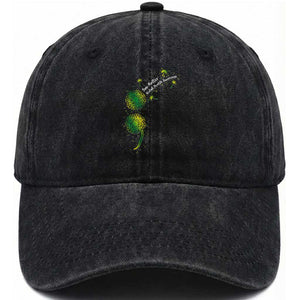 Mental Health Awarenes Washed Cotton Baseball Cap Semicolon Dandelion You Matter TS14 Print Your Wear