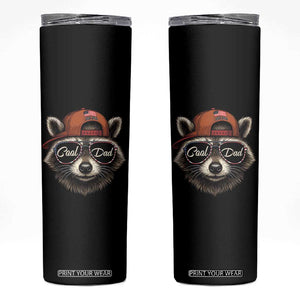 Cool Dad Skinny Tumbler Raccoon Daddy Father's Day Gift