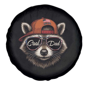 Cool Dad Spare Tire Cover Raccoon Daddy Father's Day Gift