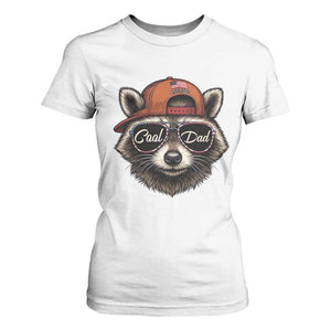 Cool Dad T Shirt For Women Raccoon Daddy Father's Day Gift