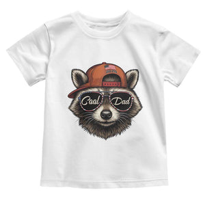 Cool Dad Toddler T Shirt Raccoon Daddy Father's Day Gift