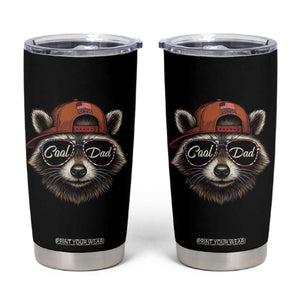 Cool Dad Tumbler Cup Raccoon Daddy Father's Day Gift