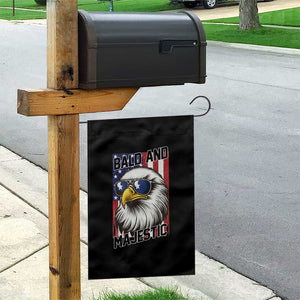 Bald and Majestic Garden Flag Patriotic Bald Eagle 4th Of July