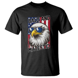 Bald and Majestic T Shirt Patriotic Bald Eagle 4th Of July