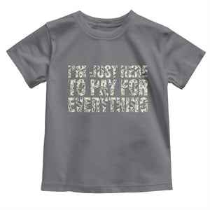 I'm Just Here to Pay for Everything Toddler T Shirt Funny Grandpa Dad Humor Gift