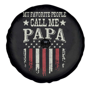 My Favorite People Call Me Papa Spare Tire Cover Funny Dad Fathers Day 4th Of July