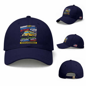Funny School Bus Driver Life Baseball Cap Back to School Teacher Kids