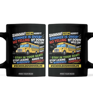 Funny School Bus Driver Life Coffee Mug Back to School Teacher Kids