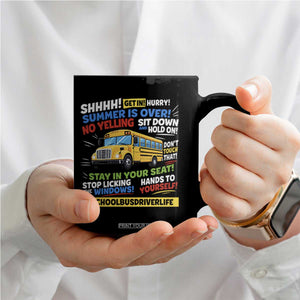 Funny School Bus Driver Life Coffee Mug Back to School Teacher Kids