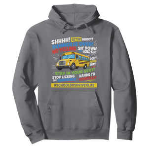 Funny School Bus Driver Life Hoodie Back to School Teacher Kids