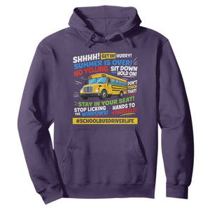 Funny School Bus Driver Life Hoodie Back to School Teacher Kids