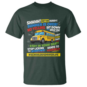Funny School Bus Driver Life T Shirt Back to School Teacher Kids