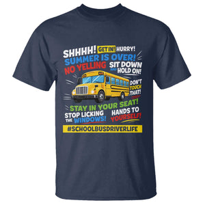 Funny School Bus Driver Life T Shirt Back to School Teacher Kids
