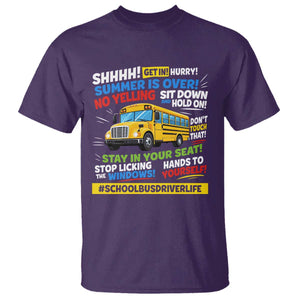 Funny School Bus Driver Life T Shirt Back to School Teacher Kids