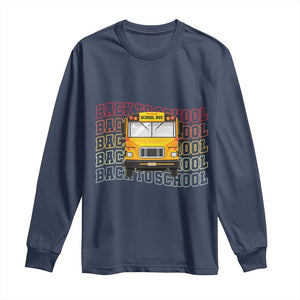 School Bus Driver Life Back to School Teacher Kids Long Sleeve Shirt