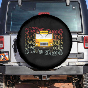 School Bus Driver Life Back to School Teacher Kids Spare Tire Cover