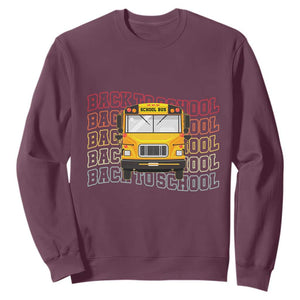 School Bus Driver Life Back to School Teacher Kids Sweatshirt