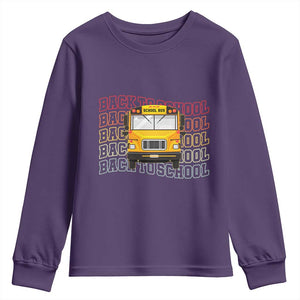 School Bus Driver Life Back to School Teacher Kids Youth Sweatshirt