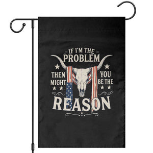 Cow Bull Skull American Flag Vintage Western Garden Flag TS14 Black Print Your Wear