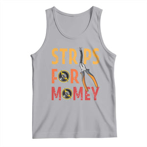 Funny Electrician Tank Top Strips For Money Electrical Humor TS14 Athletic Heather Print Your Wear
