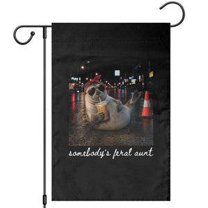 Somebody's Feral Aunt Garden Flag Funny Neil The Seal Meme